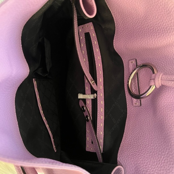 NWOT RARE BCBGMaxAzria🪻Luxurious Lilac Genuine Leather Hobo/Purse/Bag 💜 - Picture 15 of 16